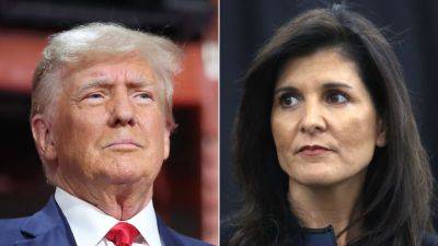 Donald Trump - Nikki Haley - Ron Desantis - Fox - Haley - Trump turns ire on Haley as she builds momentum - edition.cnn.com - Usa - state South Carolina - state Iowa - state New Hampshire - state Florida - Des Moines, state Iowa