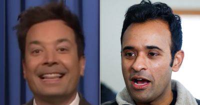 Vivek Ramaswamy - Jimmy Fallon - Jimmy Fallon Spots Sign Vivek Ramaswamy's Campaign Is Truly 'Toast' - huffpost.com - state Iowa