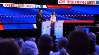 Donald Trump - Nikki Haley - Ron Desantis - Jake Tapper - Fact checking CNN’s GOP debate in Iowa - edition.cnn.com - state South Carolina - state Iowa - Israel - state Florida - Iran - city Sanction