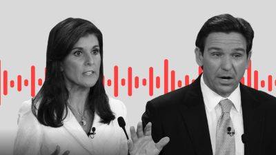 Nikki Haley - And Haley - Haley - DeSantis and Haley battled for the spotlight in the Iowa debate. They got near-equal time. - edition.cnn.com - state Iowa