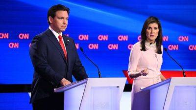 Donald Trump - Chris Christie - Nikki Haley - Ron Desantis - And Haley - Haley - Takeaways from CNN’s Iowa debate with DeSantis and Haley - edition.cnn.com - Usa - state South Carolina - state New Jersey - state Iowa - Ukraine - Israel - state Florida - Russia - Des Moines