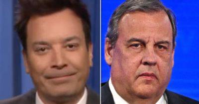 Jimmy Fallon Dumps On Chris Christie's Trump Vow With Blast From The Past