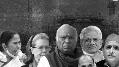 Ram Mandir - Ram Mandir invite rejection: BJP poster depicts faces of Sonia, Kharge, Mamata, says ‘the Sanatan opponents’ - livemint.com - city Sanatan