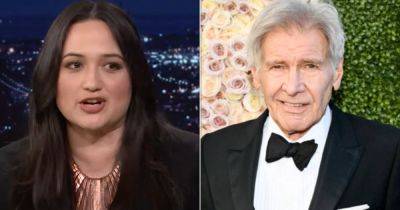 Jimmy Fallon - Star Wars - Ron Dicker - Lily Gladstone - Lily Gladstone Says Harrison Ford Was A Real Hero In Golden Globes Bathroom Moment - huffpost.com - county Ford - county Harrison