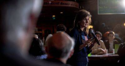 Nikki Haley - Donald J.Trump - Rebecca Davis O - Haley - In Iowa, Nikki Haley Has the Attention of Democrats and Independents - nytimes.com - state South Carolina - state Iowa - county Clinton