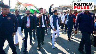 Rahul Gandhi - Manoj C G - Rahul Yatra Day 2: From leaders aboard bus to graffiti outside, Manipur divide apparent - indianexpress.com - India - Manipur