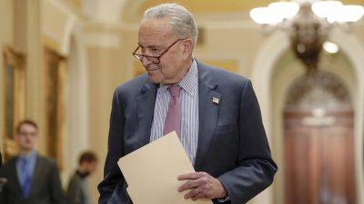 Joe Biden - Mike Johnson - Chuck Schumer - Kevin Maccarthy - Bill - Congress leaders agree on stopgap bill extending government funding to March - npr.org - Washington