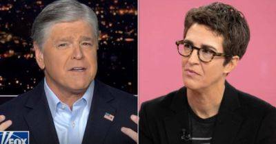 Donald Trump - Jake Tapper - Rachel Maddow - Sean Hannity - Ron Dicker - Fox News - Sean Hannity Calls Rachel Maddow ‘Make-Believe Journalist’ In Lengthy Attack - huffpost.com - Usa - state Iowa - Russia