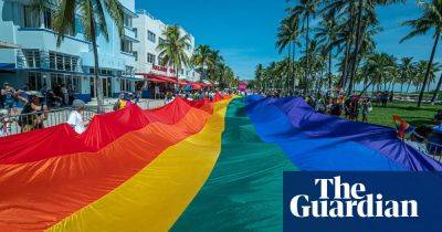 Ron Desantis - Florida state congressman introduces bill to ban Pride flags from campuses - theguardian.com - state Florida