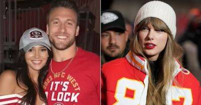 Travis Kelce - Taylor Swift - Simone Biles - Curtis M Wong - Taylor - NFL Player Kyle Juszczyk Gushes Over Wife Kristin As Taylor Swift Rocks Her Design - huffpost.com - city Kansas City - county Swift - county Taylor - San Francisco - city San Francisco