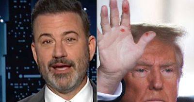 Donald Trump - Trump - Jimmy Kimmel - Ed Mazza - About Trump - Red - Jimmy Kimmel Has His Own Theory About Trump's Icky Red Hand - huffpost.com - Vietnam