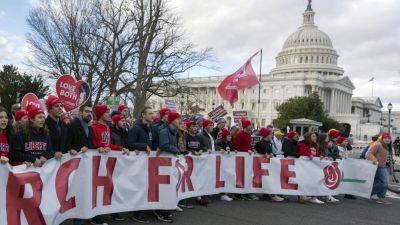 The March for Life rallies against abortion with an eye toward the November elections - apnews.com - Washington - city Washington