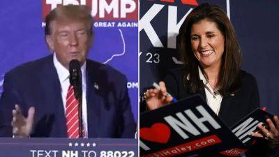 Trump confuses Nikki Haley with Nancy Pelosi in rambling speech