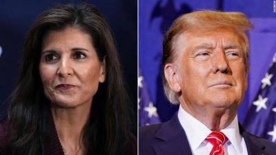 Donald Trump - Nikki Haley - Nancy Pelosi - Fox - Haley - Haley questions Trump’s mental fitness after he confuses her with Nancy Pelosi - edition.cnn.com - Usa - state South Carolina - state New Hampshire - city Manchester