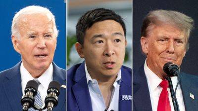 Donald Trump - Brian Kilmeade - Bailee Hill - On Biden - Fox - Andrew Yang casts doubt on Biden's chances to beat Trump, calls age a 'massive handicap': 'Wrong candidate' - foxnews.com - state New Hampshire - state Florida - state North Carolina