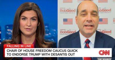 Donald Trump - Marjorie Taylor Greene - Bob Good - Josephine Harvey - Kaitlan Collins - ‘You’re On Camera’: CNN Anchor Shows GOP Lawmaker His Own Past Trump Comments - huffpost.com - state Florida - state Virginia