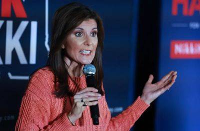 Donald Trump - Nikki Haley - Ron Desantis - Holly Patrick - Haley - Watch live: Haley speaks at campaign rally ahead of New Hampshire primary - independent.co.uk - state Iowa - state New Hampshire - state Florida - city Salem