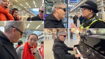 Pianist gets into 'culture war' brawl with Chinese nationals enraged about being filmed: 'Knickers in a twist'