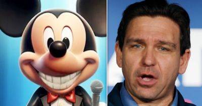 Ron Desantis - Lee Moran - Mickey Mouse Trolls Ron DeSantis With Brutal 'Daily Show' Goodbye - huffpost.com - state Florida