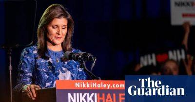 Upbeat Haley vows to press on but prospects against Trump look bleak