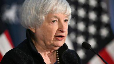 Watch live: Treasury chief Yellen touts GDP numbers as a boon to the middle class