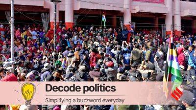 Deeptiman Tiwary - Decode Politics: Who is Arambai Tenggol, the group at whose beckoning Manipur Meitei MLAs came rushing - indianexpress.com - Manipur