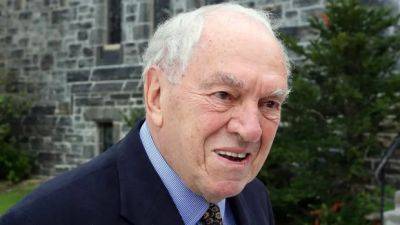 Former NDP leader Ed Broadbent will be laid to rest today with a state funeral