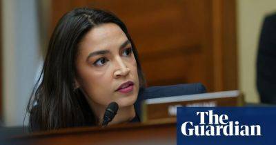 Joe Biden - AOC says no one should be ‘tossed out of public discourse’ for accusing Israel of genocide - theguardian.com - Usa - Israel - New York - Palestine - state Michigan
