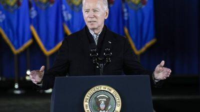 Joe Biden - Donald Trump - Emanuel Ame - Julie Chavez Rodriguez - Biden will start the year at sites of national trauma to warn about dire stakes of the 2024 election - apnews.com - Usa - county George - state Pennsylvania - state South Carolina - Washington - city Washington, county George - city Charleston