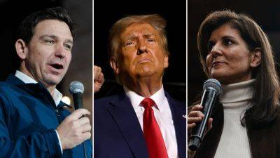 Donald Trump - Nikki Haley - Ron Desantis - Trump - As Trump - Haley - Two weeks out from the caucuses, DeSantis-Haley rivalry dominates airwaves as Trump maintains front-runner status - edition.cnn.com - state South Carolina - state Iowa - state Florida