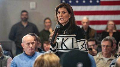 Donald Trump - Chris Christie - Nikki Haley - Haley - In New - Haley faces tough questions from voters — and a kid — in New Hampshire after Civil War comments controversy - edition.cnn.com - state South Carolina - state New Jersey - state New Hampshire - Lebanon