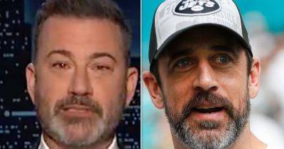 Jeffrey Epstein - Jimmy Kimmel - Aaron Rodgers - Jimmy Kimmel Warns Aaron Rodgers In Scathing 7-Minute Opener: ‘Do It In Court’ - huffpost.com - city New York - New York