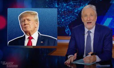 Donald Trump - Jon Stewart - James Liddell - Jon Stewart busts myth around the ‘fictional’ Trump character MAGA supporters love - independent.co.uk - state Pennsylvania - county Erie