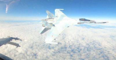 Russian Fighter Jet Flies Just Feet Away From F-16 In Pulse-Pounding Moment Near Alaska