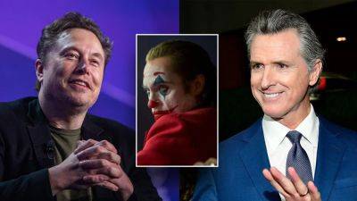 Elon Musk compares Newsom to 'The Joker' after voter ID requirements banned in California