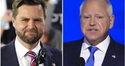 Tim Walz, JD Vance to face off in U.S. VP debate. Here’s what to expect