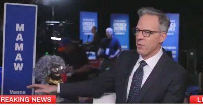 Jake Tapper Rejects Triumph The Insult Comic Dog's Attempt To Invade Debate Report