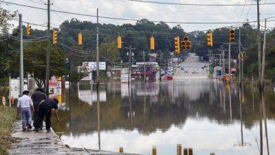 Southerners stay in touch the old-fashioned way after Helene cuts roads, power, phones