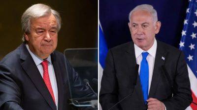 Peter Aitken - U.N.Secretary - Antonio Guterres - Hassan Nasrallah - Fox - Action - Israel bans UN secretary-general over anti-Israel actions: 'Doesn't deserve to set foot on Israeli soil' - foxnews.com - Israel - Iran - Lebanon - area West Bank