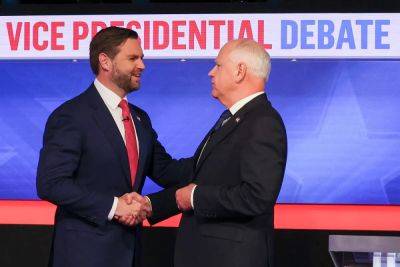 Donald Trump - Kamala Harris - Tim Walz - Rhian Lubin - JD Vance’s debate performance has Republicans hopeful he’s shaken off ‘weird’ label - independent.co.uk - state Ohio - Haiti - city Springfield, state Ohio