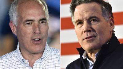 Donald Trump - Mehmet Oz - Bob Casey - David Maccormick - MARC LEVY - Casey, McCormick to meet for first debate in Pennsylvania’s battleground Senate race - apnews.com - state Pennsylvania - city Harrisburg, state Pennsylvania