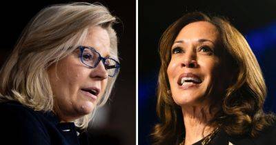 Kamala Harris - Donald J.Trump - Liz Cheney - Dick Cheney - Bernie Sander - Tim Walz - Liz Cheney to Campaign With Harris at the Birthplace of the G.O.P. - nytimes.com - state Minnesota - state Virginia - state Ohio - state Wisconsin - state Vermont - city Sander - state Wyoming