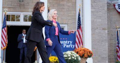 Kamala Harris And Liz Cheney Campaign Together For The First Time