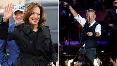 Kamala Harris - Trump - Barack Obama - Bruce Springsteen - America I (I) - Lindsay Kornick - Tim Walz - Fox - Bruce Springsteen endorses Kamala Harris in new Instagram video: 'Vision of America' - foxnews.com - Usa - county Harris