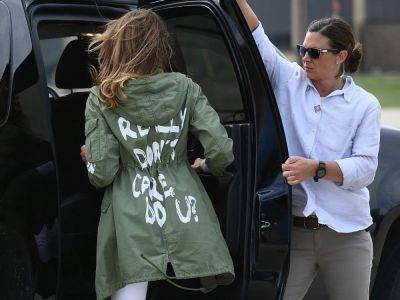 Melania Trump addresses ‘I don’t care’ jacket scandal in new memoir – and blames media for ‘irresponsible’ coverage