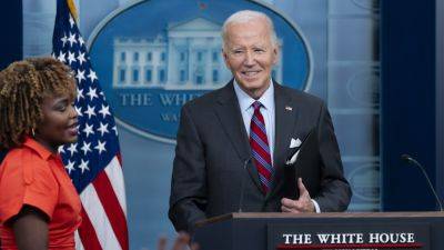 Biden talks election, economy and Middle East in surprise news briefing