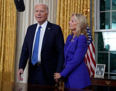 Watch: Joe and Jill Biden light candle to mark October 7 anniversary