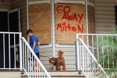 Joe Biden - Terry Spencer - Hurricane Milton - Florida braces for Hurricane Milton as communities recover from Helene and 2022's Ian - independent.co.uk - state Florida - state Texas - Mexico - city Tampa, county Bay - county Bay - county Gulf - county Atlantic