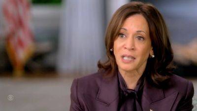 Donald Trump - Kamala Harris - Chris Pandolfo - Bill Whitaker - 5 key takeaways from Kamala Harris' '60 Minutes' interview - foxnews.com - Usa - Ukraine - Israel - Iran - Russia