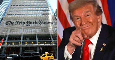 Donald Trump - Kamala Harris - Ron Dicker - Doug Emhoff - Donald Trump: 'Wait Until You See What I’m Going To Do' To The New York Times - huffpost.com - city New York - New York - Britain